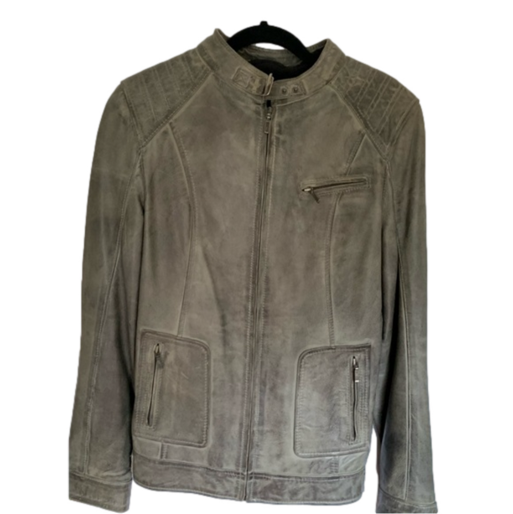 Awesome leather jacket David Moore.